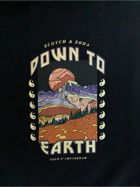 Scotch & Soda "Down to Earth" Graphic sweat shirt